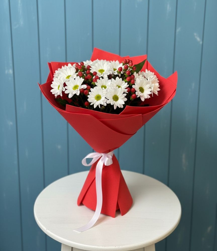 Букет цветов из: Хризантемы в Борисоглебске