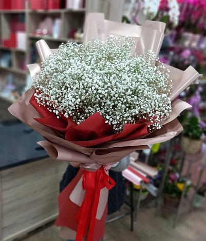 Букет цветов из: Гипсофила в Борисоглебске