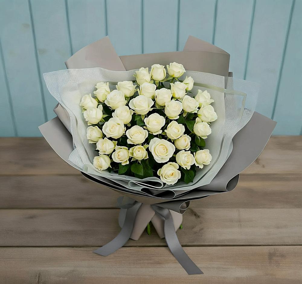 Букет Белоснежная нежность в Борисоглебске