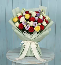 Букет цветов из:  Розы в Борисоглебске