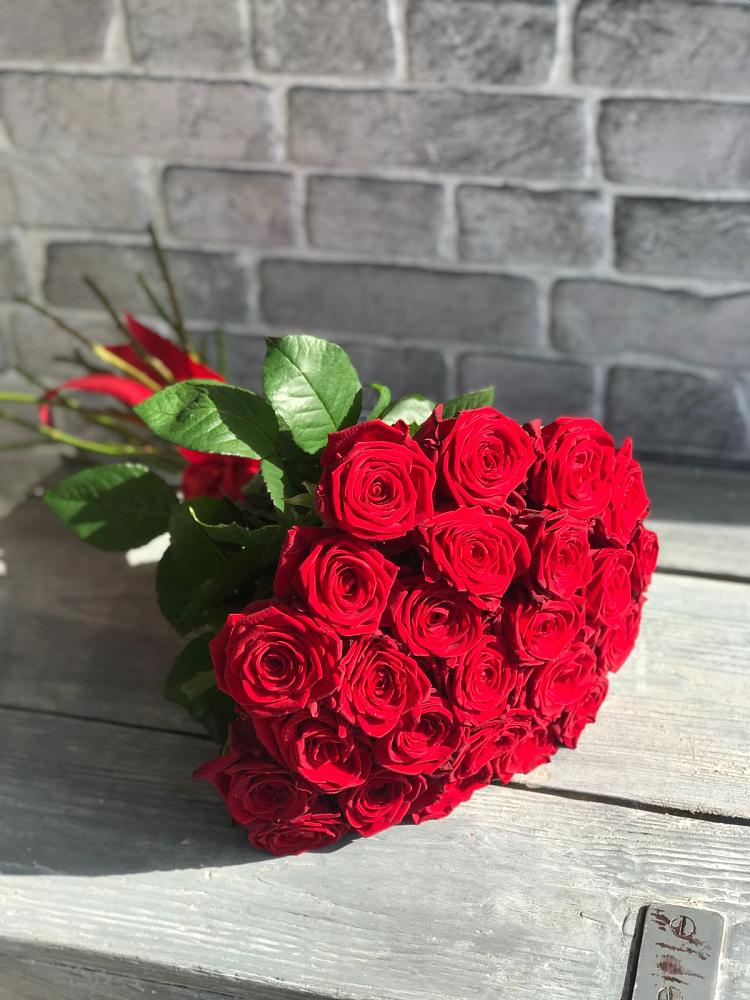 Букет Красные розы Фридом в Борисоглебске