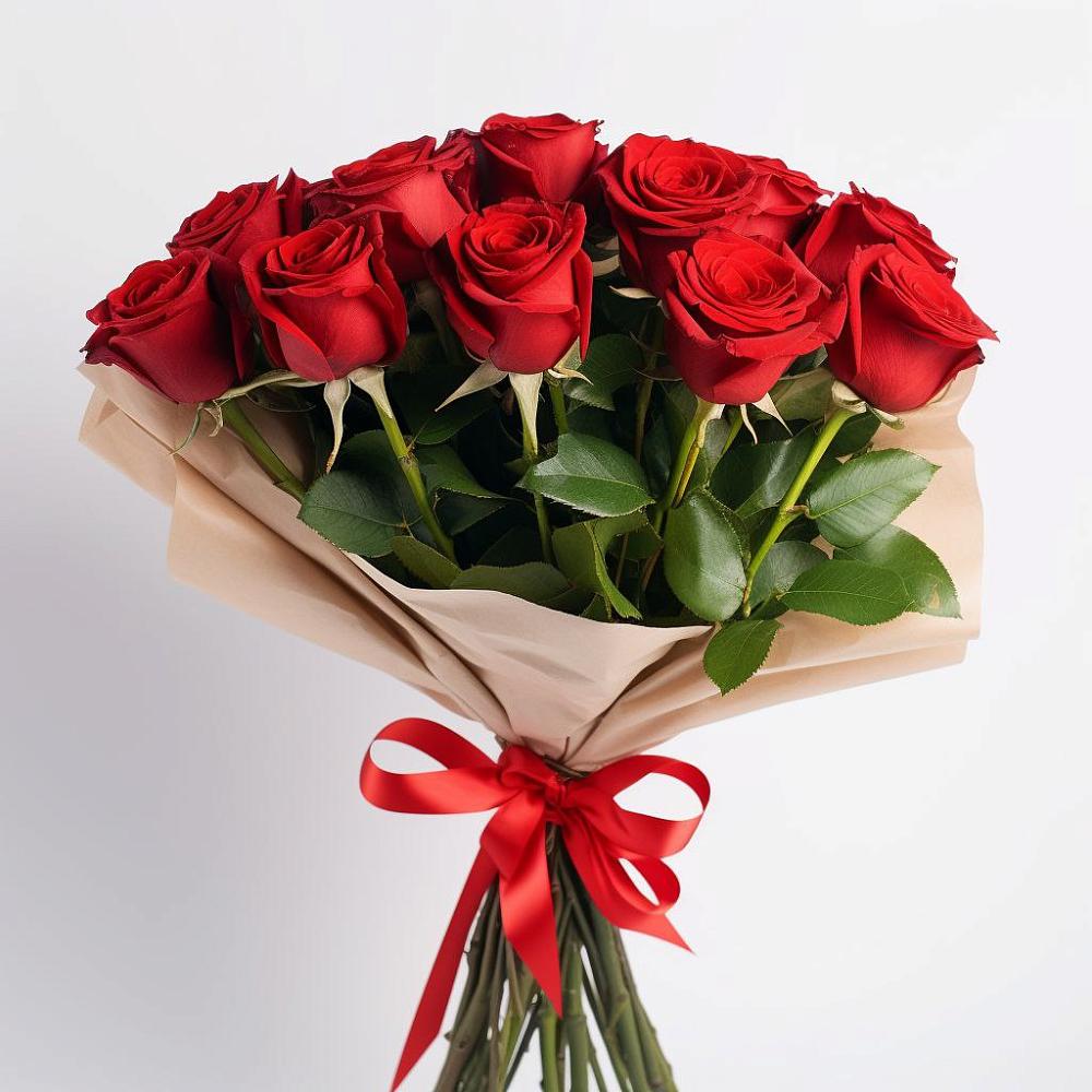 Букет 11 Красных роз Эдлесс Лав в Борисоглебске
