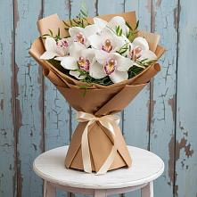Букет цветов из:  Орхидеи и Розы в Борисоглебске